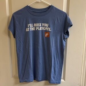 Nike Women’s Graphic Tees (3 tees). Blue, Red, Pink. Size Medium